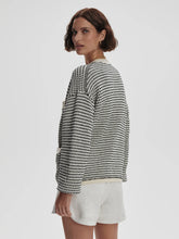 Load image into Gallery viewer, Varley Tidewell Textured Knit Jacket in Birch Multi Stitch