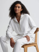 Load image into Gallery viewer, Varley Masie Longline Sweater in ivory Marl