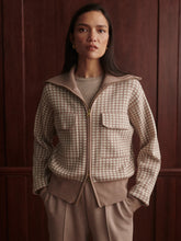 Load image into Gallery viewer, Varley Ablett Jacquard Knit Sweater in Taupe