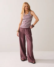 Load image into Gallery viewer, Summum Tank Top with Brenton Stripes in Deep Fig