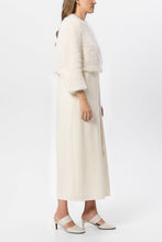 Load image into Gallery viewer, Luisa Cerano Faux Fur Jacket in Eggshel