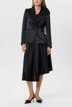 Load image into Gallery viewer, Luisa Cerano Smoking Blazer with Satin Finish