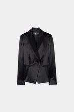 Load image into Gallery viewer, Luisa Cerano Smoking Blazer with Satin Finish