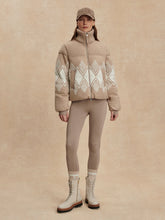 Load image into Gallery viewer, Varley Belinda Knit Puffer in Light Taupe