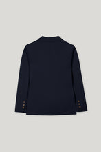 Load image into Gallery viewer, Luisa Cerano 0ne-Button Blazer in Dark Blue