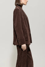 Load image into Gallery viewer, Luisa Cerano Corduroy One-Button Blazer