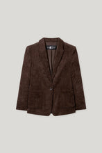 Load image into Gallery viewer, Luisa Cerano Corduroy One-Button Blazer