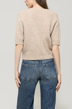 Load image into Gallery viewer, Luisa Cerano Fine Knit Cardigan in Biscuit