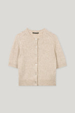 Load image into Gallery viewer, Luisa Cerano Fine Knit Cardigan in Biscuit