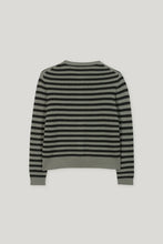 Load image into Gallery viewer, Luisa Cerano Cashmere Blend Cardigan in Khaki/Black