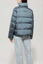 Load image into Gallery viewer, Luisa Cerano Outdoor Down Jacket in Grey/Blue