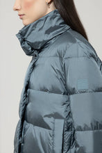Load image into Gallery viewer, Luisa Cerano Outdoor Down Jacket in Grey/Blue