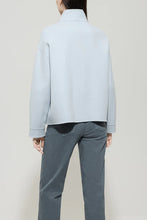 Load image into Gallery viewer, Luisa Cerano Double-Face Shirt Jacket in Light Blue