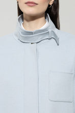 Load image into Gallery viewer, Luisa Cerano Double-Face Shirt Jacket in Light Blue