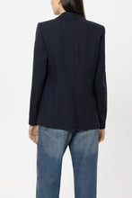 Load image into Gallery viewer, Luisa Cerano Gabardine Blazer in Navy