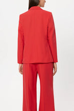 Load image into Gallery viewer, Luisa Cerano Gabardine Blazer in Cherry Red