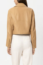 Load image into Gallery viewer, Luisa Cerano Lamp Nappa Leather Jacket