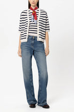 Load image into Gallery viewer, Luisa Cerano Cashmere-Blend Cardigan in Navy