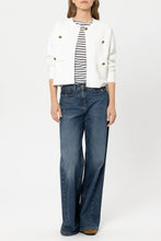 Load image into Gallery viewer, Luisa Cerano Fine Knit Cardigan in White