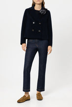 Load image into Gallery viewer, Luisa Cerano Double-Face Cabian Jacket in Navy