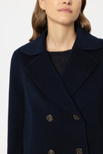 Load image into Gallery viewer, Luisa Cerano Double-Face Cabian Jacket in Navy