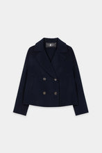 Load image into Gallery viewer, Luisa Cerano Double-Face Cabian Jacket in Navy