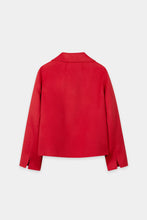 Load image into Gallery viewer, Luisa Cerano Double-Face Cabian Jacket in Red