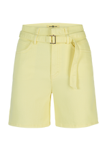Load image into Gallery viewer, Riani Demin Shorts in Citron
