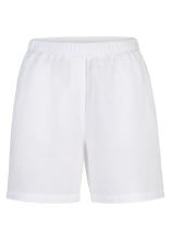 Load image into Gallery viewer, Riani Garment Dyed Linen Shorts in White
