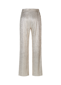 Riani Wide-Fit Disco Jersey Trousers with Blé Pattern