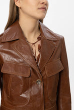Load image into Gallery viewer, Luisa Cerano Lamb Nappa Leather Jacket