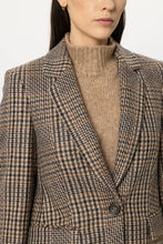 Load image into Gallery viewer, Luisa Cerano Checked Blazer in Multi