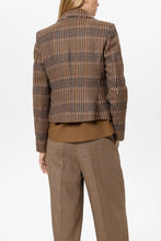Load image into Gallery viewer, Luisa Cerano Checked One-Button Blazer in Multi