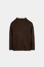 Load image into Gallery viewer, Luisa Cerano Alpaca Blend Cardigan in Marone