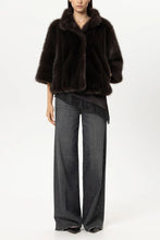 Load image into Gallery viewer, Luisa Cerano Faux Fur Jacket in Truffle