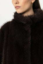 Load image into Gallery viewer, Luisa Cerano Faux Fur Jacket in Truffle