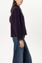 Load image into Gallery viewer, Luisa Cerano Double-Face Jacket in Plum
