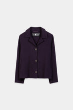 Load image into Gallery viewer, Luisa Cerano Double-Face Jacket in Plum