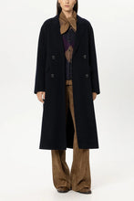 Load image into Gallery viewer, Luisa Cerano Double-Face Blazer Jacket in Winter Navy