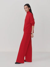 Load image into Gallery viewer, Varley Wide Leg Pants in Red Marl