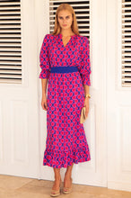 Load image into Gallery viewer, Aspiga Maeve Dress in Blu/Pink