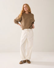 Load image into Gallery viewer, Summum Cocoon-fit trousers in Cream