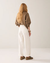 Load image into Gallery viewer, Summum Cocoon-fit trousers in Cream
