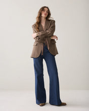 Load image into Gallery viewer, Summum Superflared Denim with Pinstripe