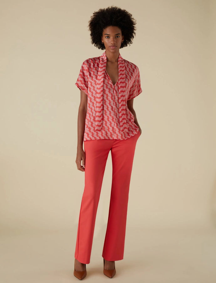 Emme Song Blouse in Coral