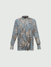 Load image into Gallery viewer, Emme Neon Blouse in Dark Blue