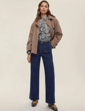 Load image into Gallery viewer, Emme Neon Blouse in Dark Blue