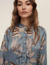 Load image into Gallery viewer, Emme Neon Blouse in Dark Blue