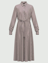 Load image into Gallery viewer, Emme Comma Printed Dress in Bordeaux