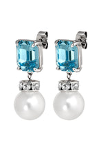 Load image into Gallery viewer, Dyrberg/Kern Wali Earrings in Aqua